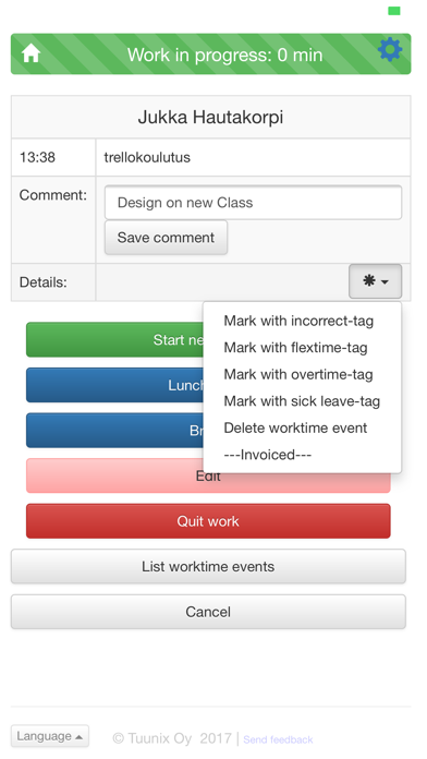 App screenshot