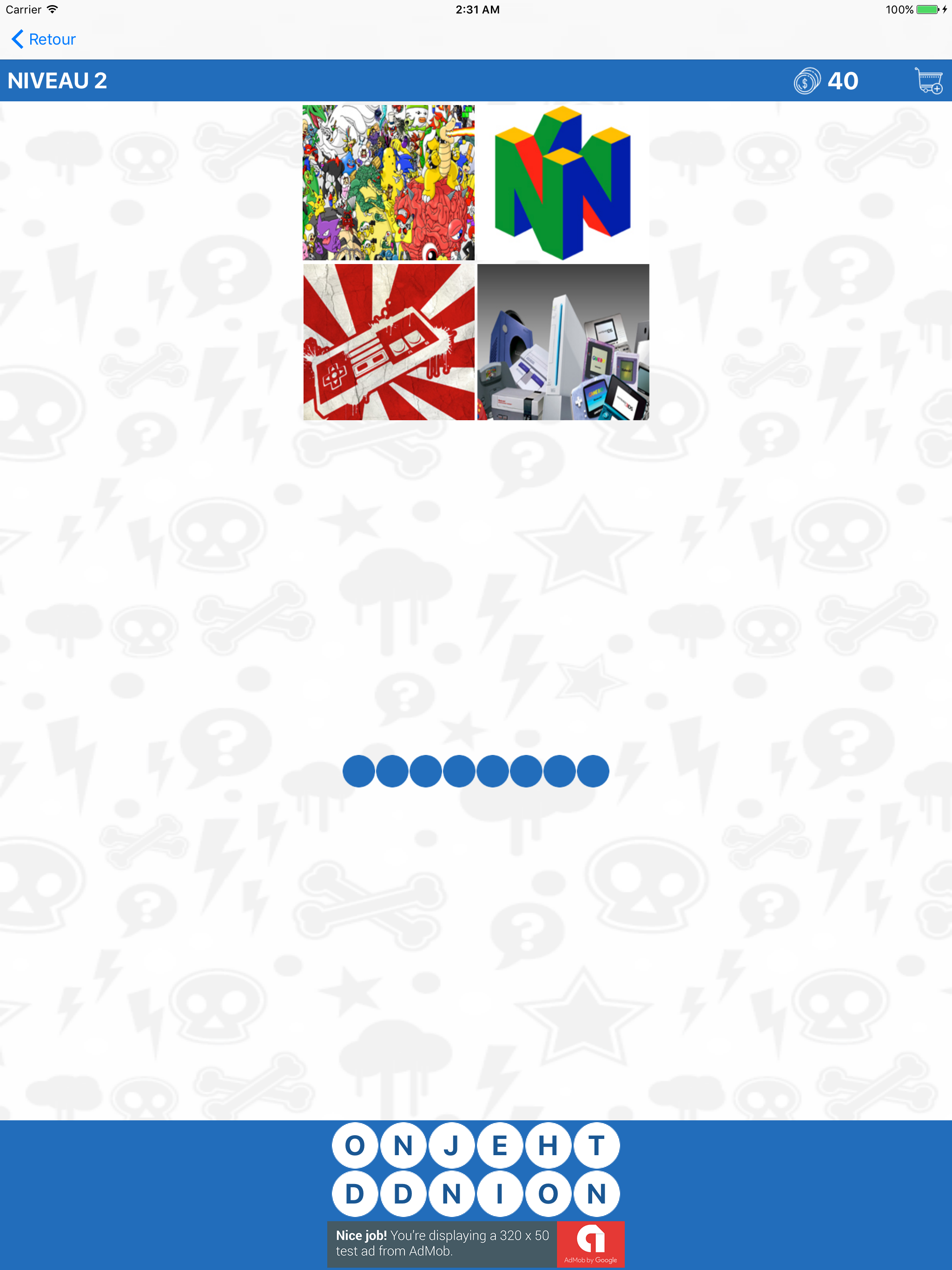 4 Images 1 Mot : Ex