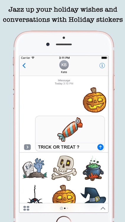 Animated Holidays Sticker Pack For iMessage