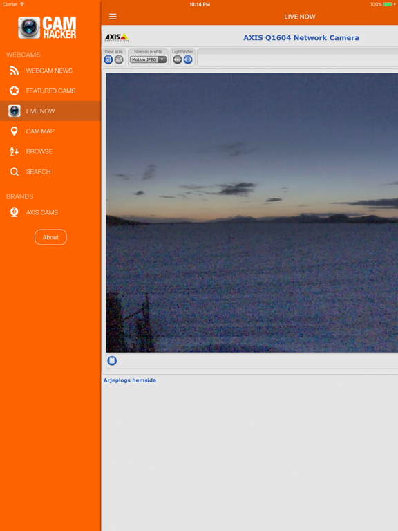 Screenshot #6 pour Webcams HD