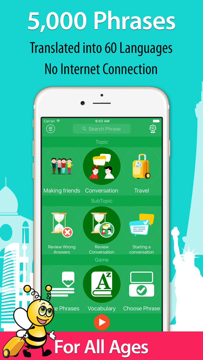 5000 Phrases - Learn Bulgarian Phrasebook Offline