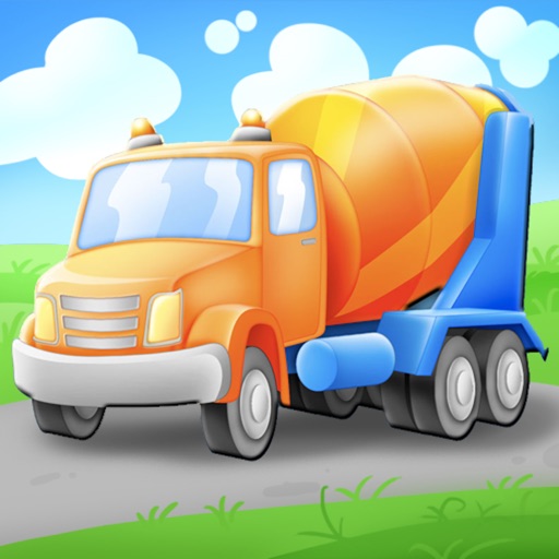 Trucks and Things That Go Vehicles Puzzle Game