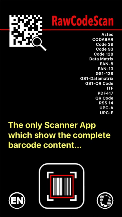 RawCodeScan