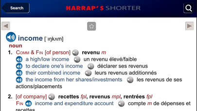 Harrap's Shorter dictionary Screenshot