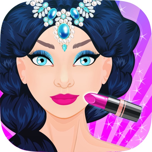 Princess Makeup and Hair Salon. Games for girls Icon