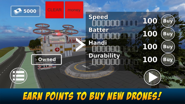 Ambulance Quadcopter Rescue Flight 3D screenshot-3