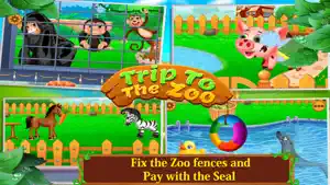 Kids Trip To The Zoo - Crazy Jungle Safari screenshot #3 for iPhone