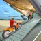Are you ready for a real ride adventure on airplane and driving heavy motorbike in the city