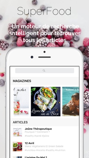 SuperFood - Healthy nutrition & super aliments(圖5)-速報App