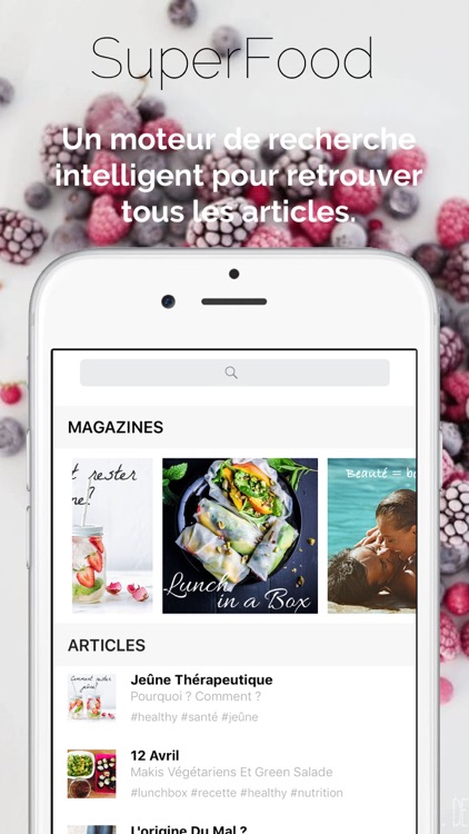 SuperFood - Healthy nutrition & super aliments screenshot-4