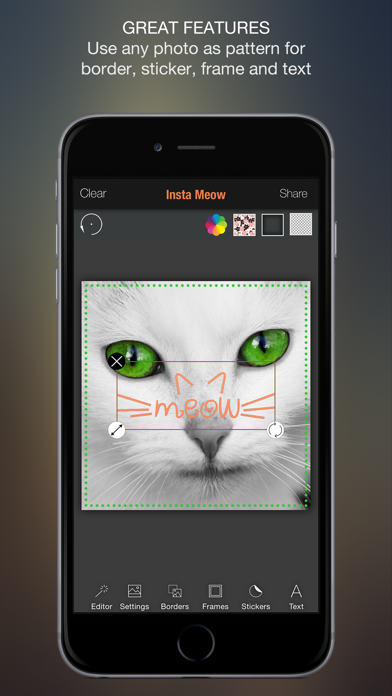 Screenshot #3 pour Meow Pics – Stickers et cadres photo pour chats