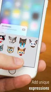emoji my cat: make custom emojis of cats photos iphone screenshot 3