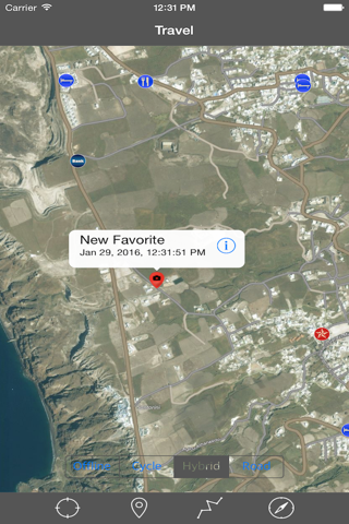 SANTORINI (GREECE) – Travel Map Offline Navigator screenshot 3