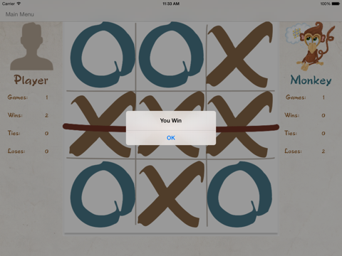 Tic Tac Toe - Back to School screenshot 2