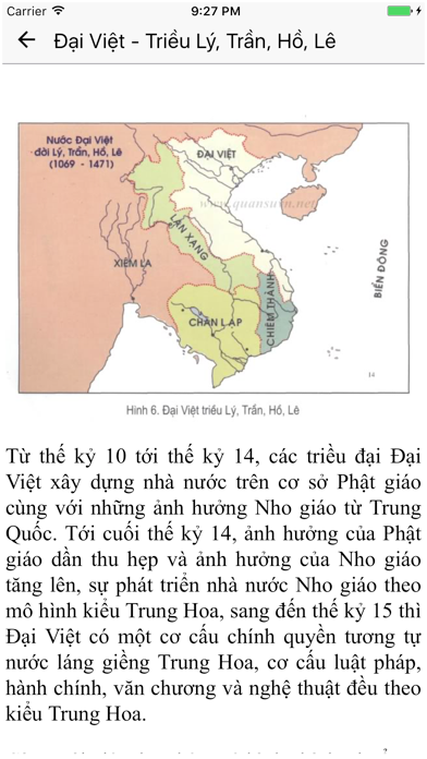 Screenshot #1 pour Lich Su Viet Nam