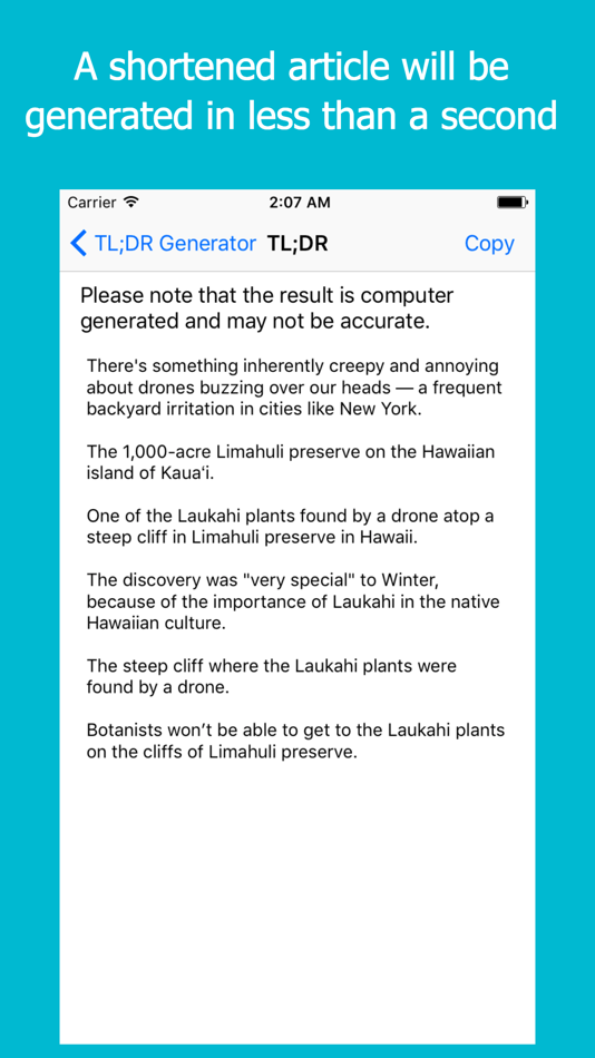 #2. TL;DR - Too Long Don't Read (iOS) 来自: Binus Media & Publishing