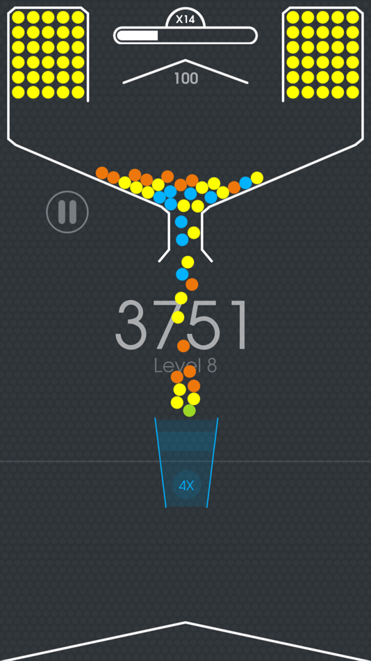 #1. 100 Balls - Tap to Drop in Cup (iOS) 由: EpiCoro d.o.o.