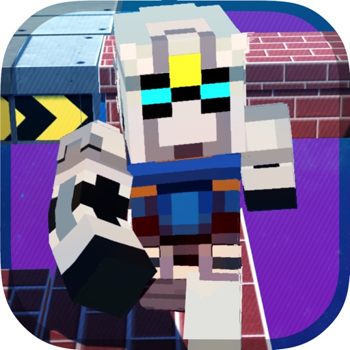 Manga Robot 3D Crossy Block Adventure iOS App