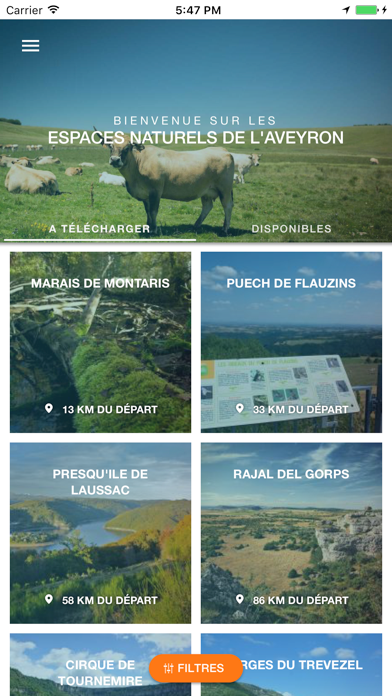 Screenshot #1 pour Espace Nature Aveyron