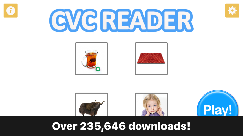 CVC Words Reader - Learn to Read 3 Letter Words - 3.0 - (iOS)