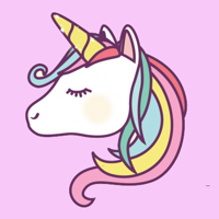 Cute Unicorn Coloring Drawing Book for Girl