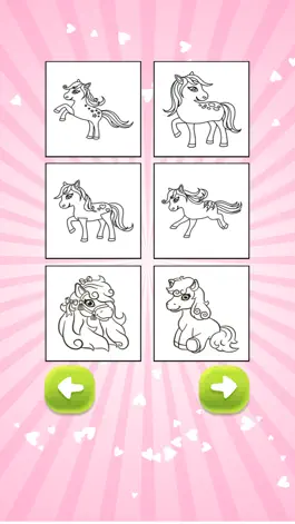 Game screenshot Pony Colouring and Painting Book apk