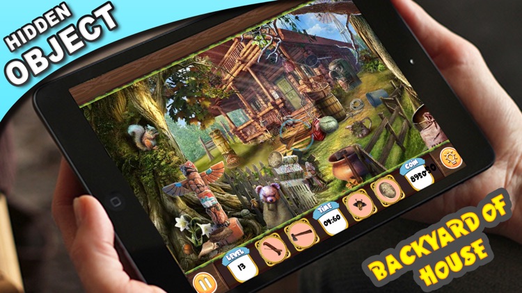 Backyard of House : Hidden Objects