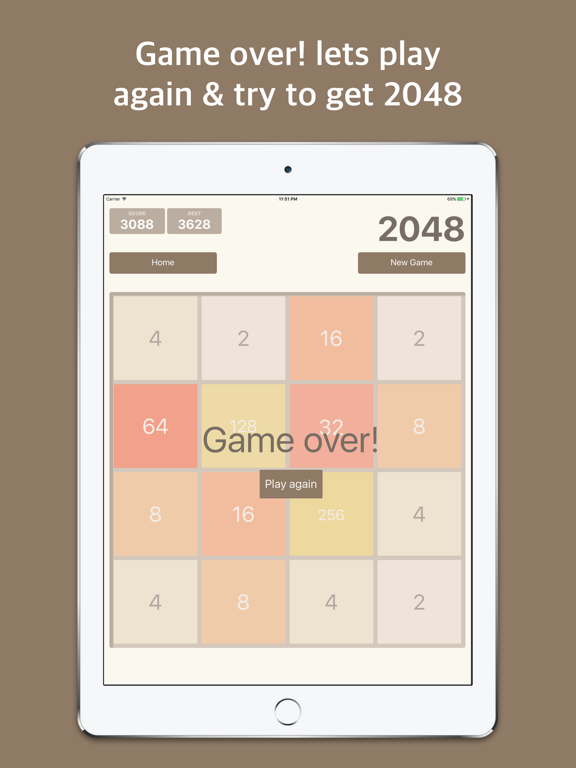 Screenshot #6 pour 2048 - puzzle number