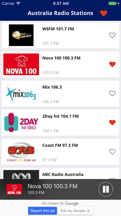 How to cancel & delete Australia Radio Music, News Gold FM, Mix, Nova 100 from iphone & ipad 1