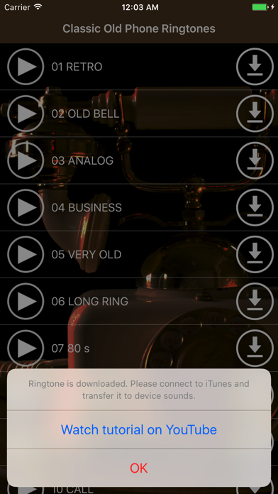 Classic Old Phone Ringtones - Retro Vintage Sounds screenshot 4