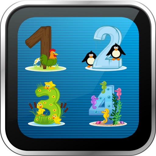 learn english numbers,shapes and color icon