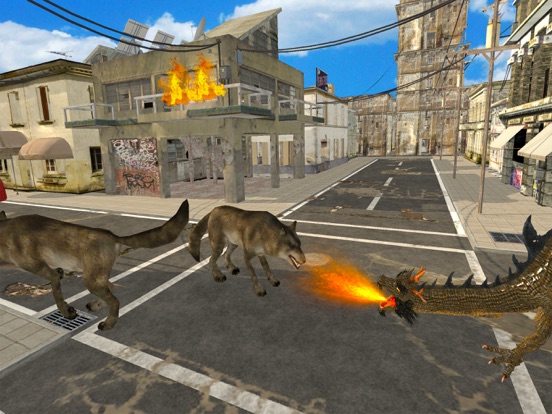 Angry Dragon Simulator Pro:  Dragon Games 2017 iPad screenshot