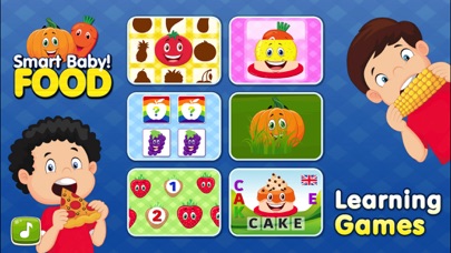 Screenshot #2 pour Smart Baby! Food ABC Learning Kids Games for girls