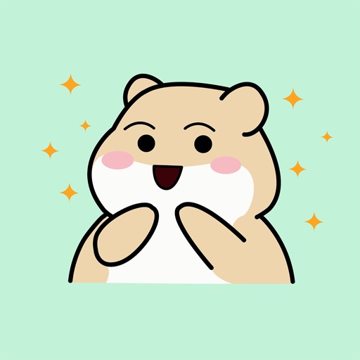 Animated Cute Fat Hamster Stickers icon