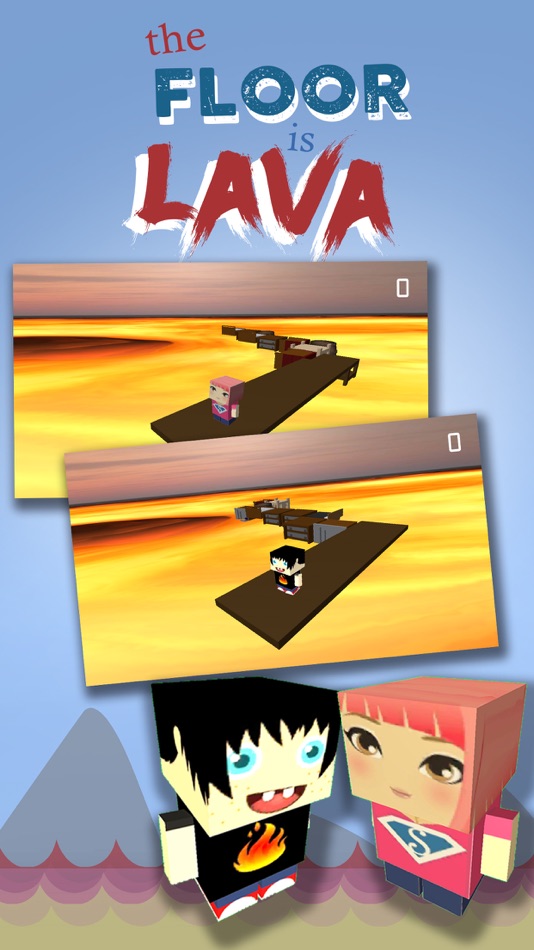 #1. The Floor is Lava 3D (iOS) 由: Bonifacio Melero