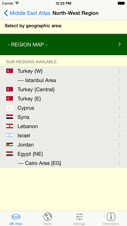 mapQWIK ME - Middle East Zoomable Atlas