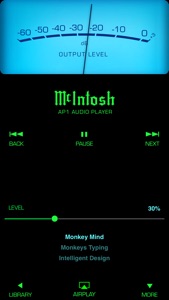 McIntosh AP1 Audio Player screenshot #1 for iPhone