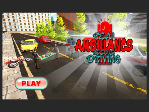 現実の救急車の救助運転 - 車の運転手のゲームのおすすめ画像1