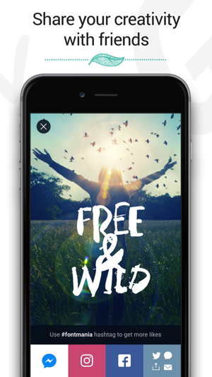 ‎Fontmania - Write on Photos Screenshot