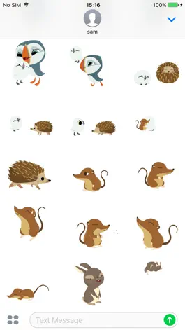 Game screenshot Puffin Rock Stickers apk