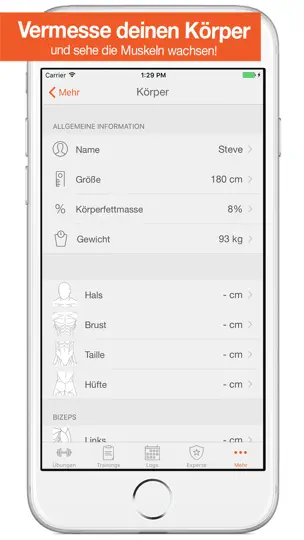 Screenshot von Fitness Point. auf dem iPhone 5