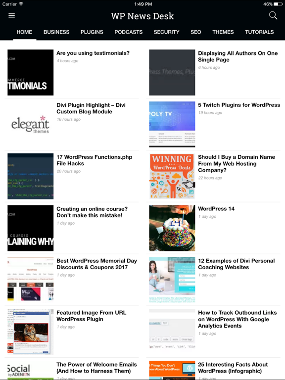 Screenshot #4 pour WP News Desk