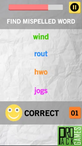 Game screenshot Spot Misspelled Word Homeschooling & Spelling Test hack