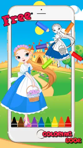 Game screenshot Magic Princess Coloring Book apk