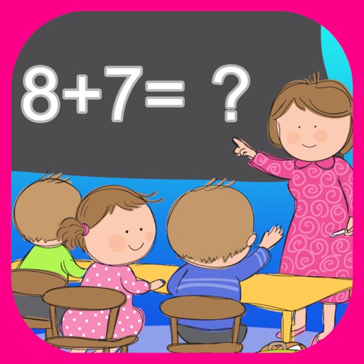 Quick reply math - 1st & 2nd grade learning game icon