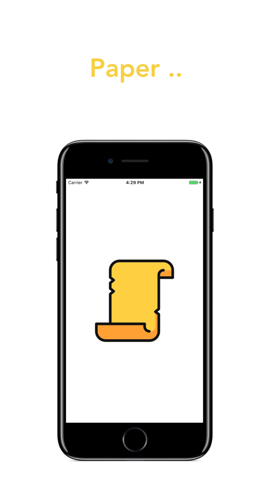 #4. Rock Paper Scissors. (iOS) 由: Georgi Zlatinov