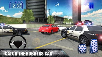 警察ロブカーチェイス＆3D都市走行シミュレーターのおすすめ画像2