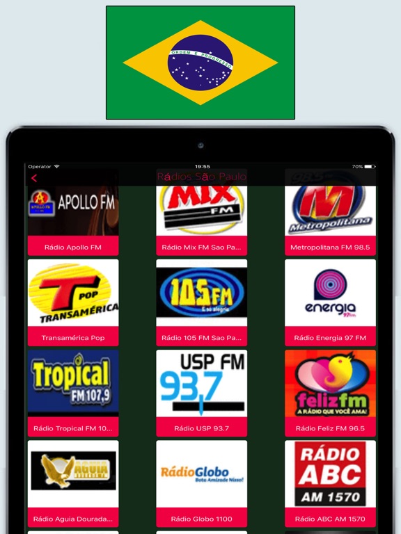 Screenshot #6 pour Radios Brasil Online - Estações de Rádio Ao Vivo