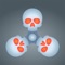 Meet an addicting Skull Fidget Spinner Simulator