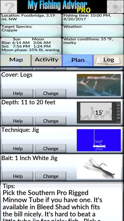 My Fishing Advisor iPhone Ekran Görüntüsü 1